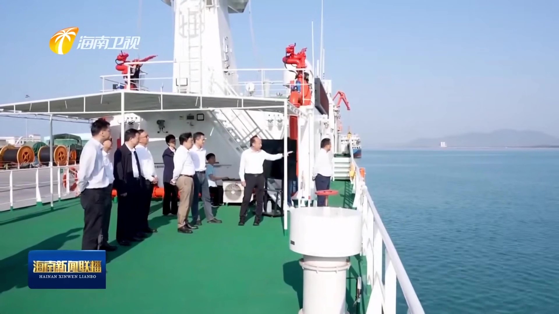 海南省委書記馮飛在三亞崖州灣科技城進行專題調研并考察南山港海洋科技